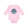 thumbnail image 1 of Inktastic Papa's First Mate Boys or Girls Long Sleeve Baby Bodysuit, 1 of 5