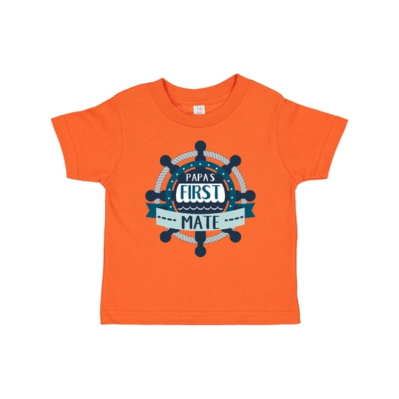 Inktastic Papa's First Mate Boys or Girls Toddler T-Shirt