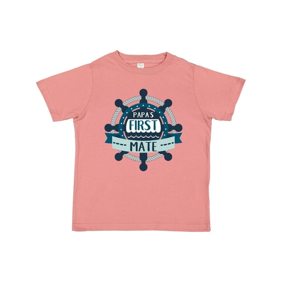 Inktastic Papa's First Mate Boys or Girls Toddler T-Shirt