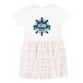 thumbnail image 1 of Inktastic Papa's First Mate Girls Toddler Dress, 1 of 5