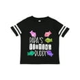 thumbnail image 1 of Inktastic Papa's Fishing Buddy with Colorful Fish Boys or Girls Toddler T-Shirt, 1 of 5