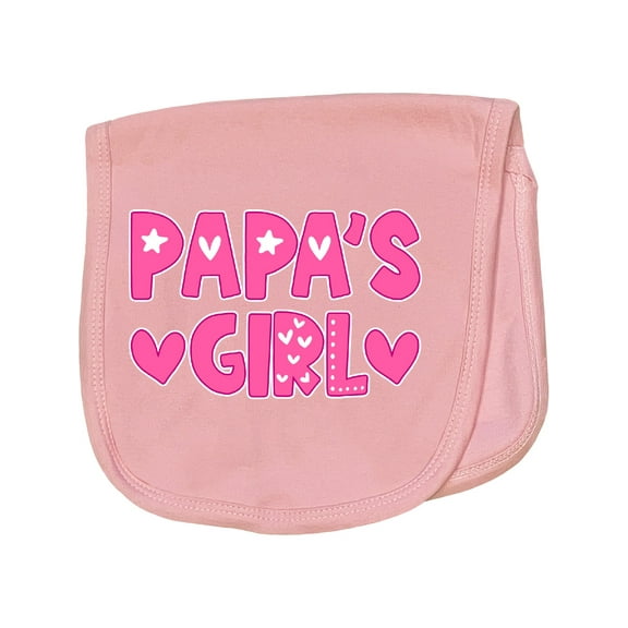 Inktastic Papa's Girl Baby Burp Cloth