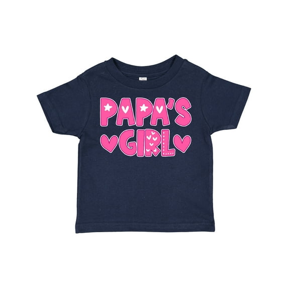 Inktastic Papa's Girl Girls Toddler T-Shirt
