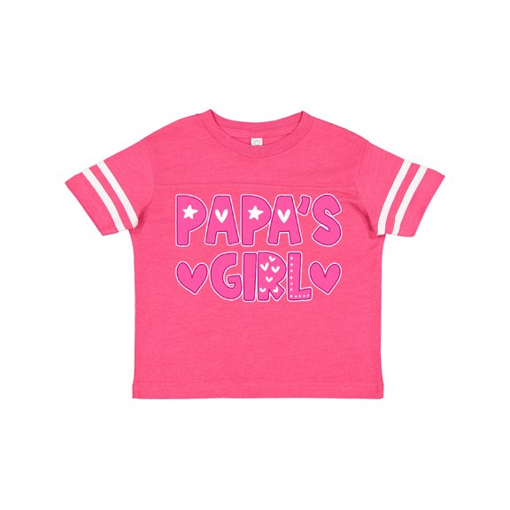 Inktastic Papa's Girl Girls Toddler T-Shirt