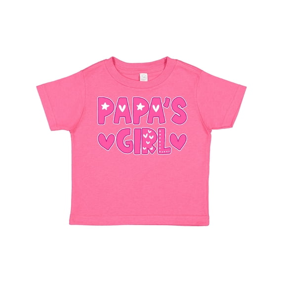 Inktastic Papa's Girl Girls Toddler T-Shirt