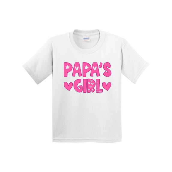 Inktastic Papa's Girl Youth T-Shirt