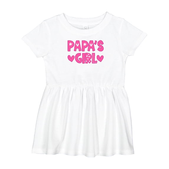 Inktastic Papa's Girl Girls Baby Dress