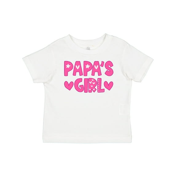 Inktastic Papa's Girl Girls Baby T-Shirt