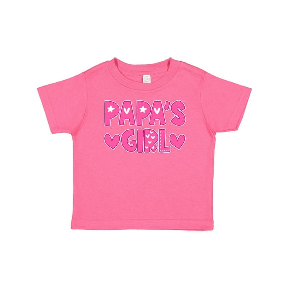 Inktastic Papa's Girl Girls Baby T-Shirt