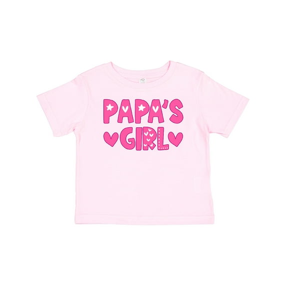 Inktastic Papa's Girl Girls Baby T-Shirt