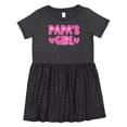 thumbnail image 1 of Inktastic Papa's Girl Girls Toddler Dress, 1 of 5