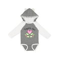 thumbnail image 1 of Inktastic Papa's Girl Heart Flowers Girls Long Sleeve Baby Bodysuit, 1 of 5