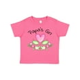thumbnail image 1 of Inktastic Papa's Girl Heart Flowers Girls Toddler T-Shirt, 1 of 5