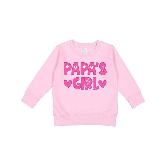Inktastic Papa's Girl Toddler Sweatshirt
