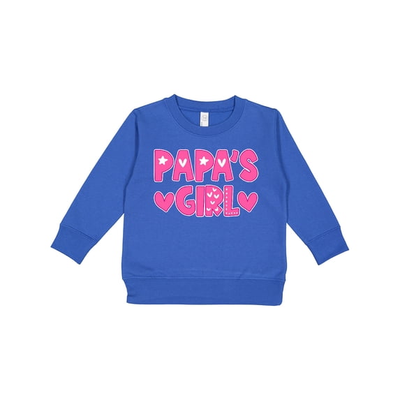Inktastic Papa's Girl Toddler Sweatshirt