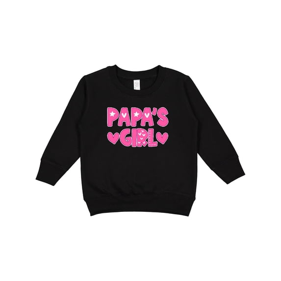 Inktastic Papa's Girl Toddler Sweatshirt