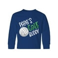 thumbnail image 1 of Inktastic Papa's Golf Buddy with Golf Ball Long Sleeve Youth T-Shirt, 1 of 5