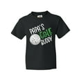 thumbnail image 1 of Inktastic Papa's Golf Buddy with Golf Ball Youth T-Shirt, 1 of 5