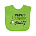 thumbnail image 1 of Inktastic Papa's Little Caddy with Golf Club and Ball Boys or Girls Baby Bib, 1 of 4