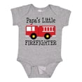 thumbnail image 1 of Inktastic Papa's Little Firefighter Boys Baby Bodysuit, 1 of 5