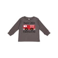 thumbnail image 1 of Inktastic Papa's Little Firefighter Boys Long Sleeve Toddler T-Shirt, 1 of 5