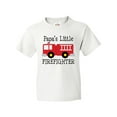 thumbnail image 1 of Inktastic Papa's Little Firefighter Youth T-Shirt, 1 of 5
