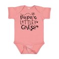 thumbnail image 1 of Inktastic Papa's Little Girl with Hearts Flower and Butterfly Girls Baby Bodysuit, 1 of 5
