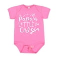 thumbnail image 1 of Inktastic Papa's Little Girl with Hearts Flower and Butterfly Girls Baby Bodysuit, 1 of 5