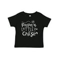 thumbnail image 1 of Inktastic Papa's Little Girl with Hearts Flower and Butterfly Girls Baby T-Shirt, 1 of 5