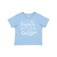 thumbnail image 1 of Inktastic Papa's Little Girl with Hearts Flower and Butterfly Girls Baby T-Shirt, 1 of 5