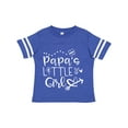 thumbnail image 1 of Inktastic Papa's Little Girl with Hearts Flower and Butterfly Girls Toddler T-Shirt, 1 of 5