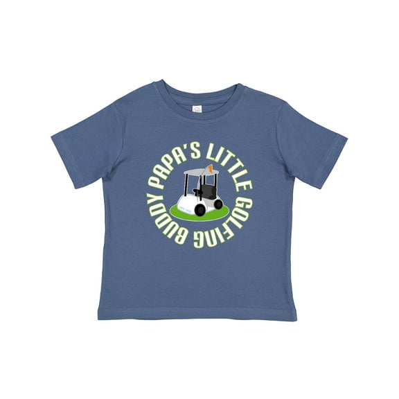 Inktastic Papa's Little Golfing Buddy Boys Baby T-Shirt