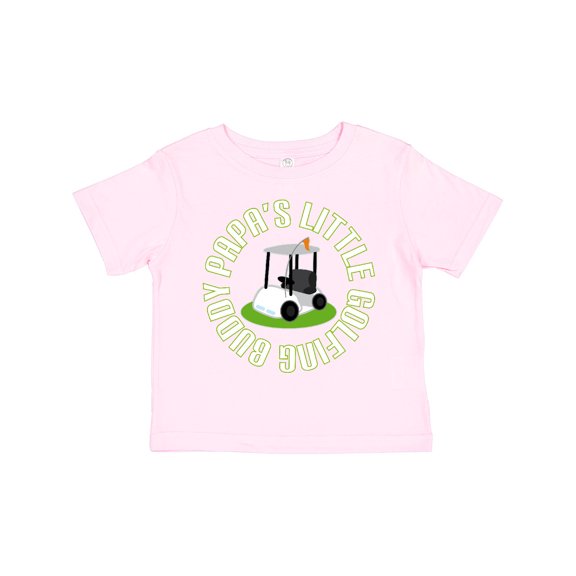 Inktastic Papa's Little Golfing Buddy Boys Toddler T-Shirt