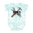 thumbnail image 1 of Inktastic Papa's Little Helper Boys Baby Bodysuit, 1 of 5