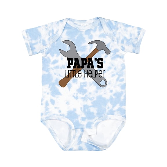 Inktastic Papa's Little Helper Boys Baby Bodysuit