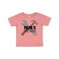 thumbnail image 1 of Inktastic Papa's Little Helper Boys Baby T-Shirt, 1 of 5