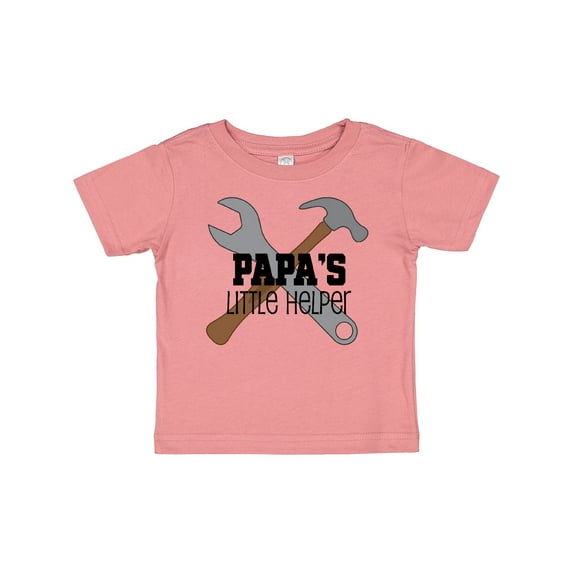 Inktastic Papa's Little Helper Boys Baby T-Shirt