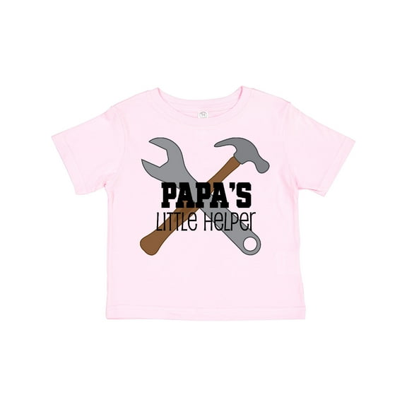 Inktastic Papa's Little Helper Boys Toddler T-Shirt
