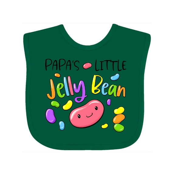 Inktastic Papa's Little Jellybean Cute Easter Candy Boys or Girls Baby Bib