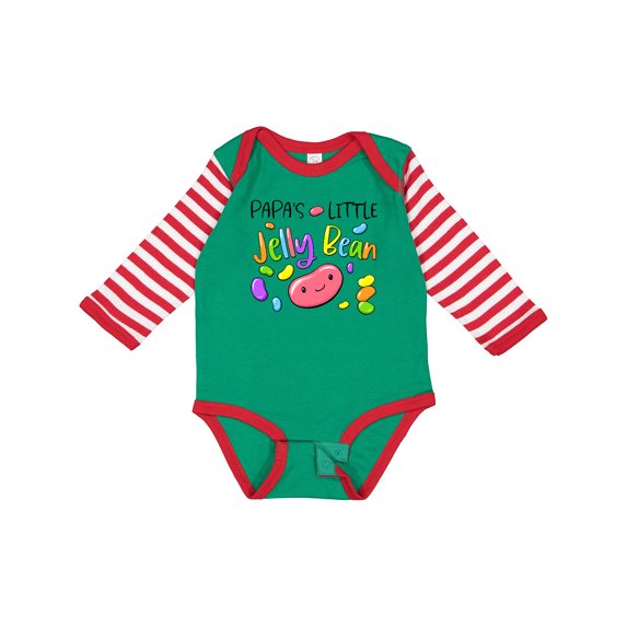 Inktastic Papa's Little Jellybean Cute Easter Candy Boys or Girls Long Sleeve Baby Bodysuit