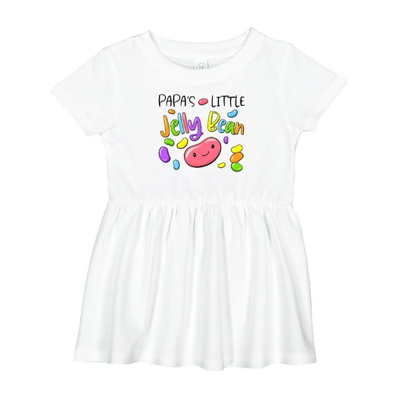 Inktastic Papa's Little Jellybean Cute Easter Candy Girls Baby Dress