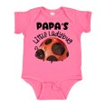 thumbnail image 1 of Inktastic Papa's Little Ladybug Boys or Girls Baby Bodysuit, 1 of 5