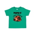 thumbnail image 1 of Inktastic Papa's Little Ladybug Boys or Girls Baby T-Shirt, 1 of 5