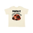 thumbnail image 1 of Inktastic Papa's Little Ladybug Boys or Girls Toddler T-Shirt, 1 of 5