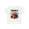 thumbnail image 1 of Inktastic Papa's Little Ladybug Boys or Girls Toddler T-Shirt, 1 of 5