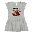 thumbnail image 1 of Inktastic Papa's Little Ladybug Girls Toddler Dress, 1 of 5