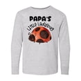 thumbnail image 1 of Inktastic Papa's Little Ladybug Long Sleeve Youth T-Shirt, 1 of 5