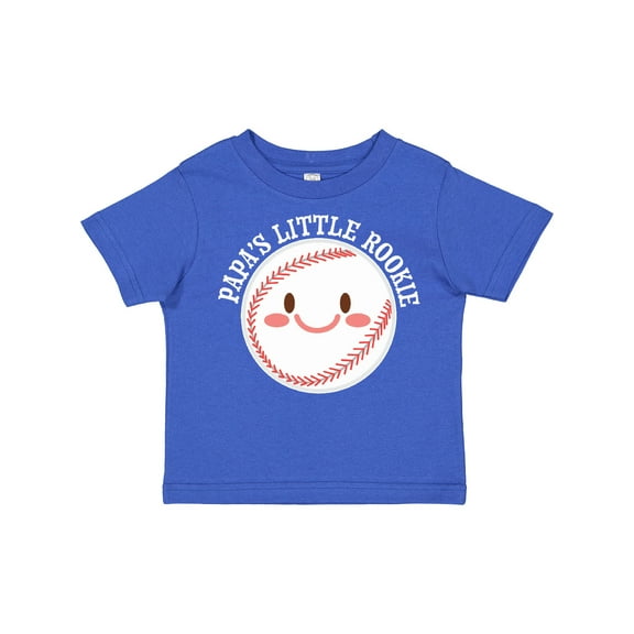 Inktastic Papa's Little Rookie- Baseball Boys or Girls Toddler T-Shirt