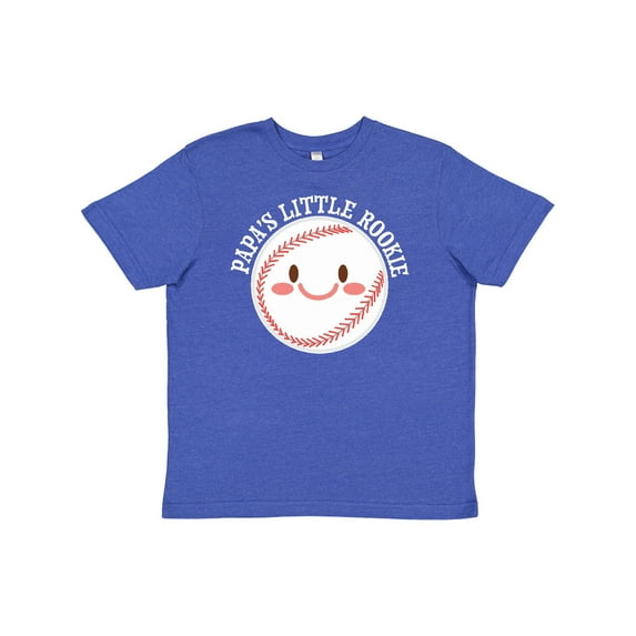 Inktastic Papa's Little Rookie- baseball Youth T-Shirt