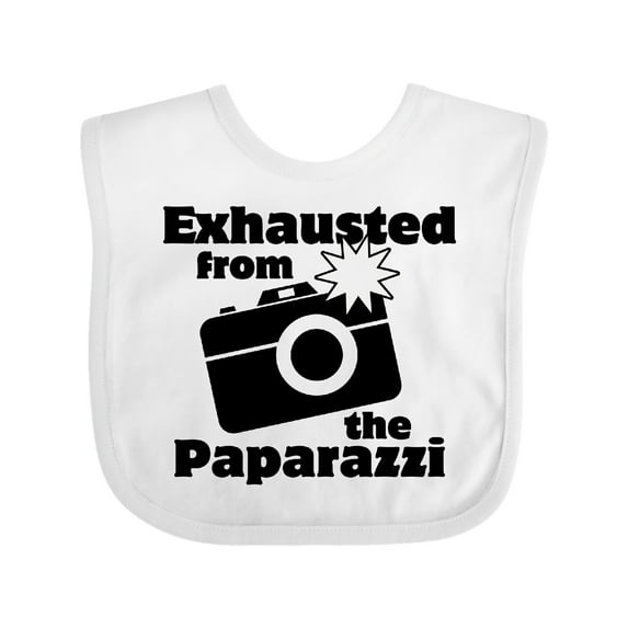 Inktastic Paparazzi Boys or Girls Baby Bib